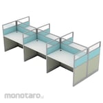 HighPoint Half Glass Partition JPSS - 6 Person