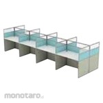 HighPoint Half Glass Partition JPSS - 8 Person