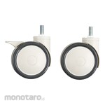 TRUSCO Tool Wagon Falcon Wagon φ100 Twin Urethane Wheel Set