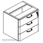 UNO Gold Series Side Table Drawer (Laci Meja)