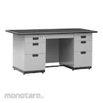Alba Pedestal Desk DP-402-L Light Grey 1 Biro 1unit