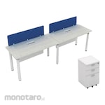 RIONE Meja Workstation (Meja Kantor)