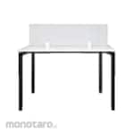 kanakita Ekstensi Meja Kerja dengan Partisi Lisbon