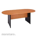 Ichiko Meja Meeting Meja Rapat Oval Kaki Panel