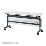 R.F.YAMAKAWA Kneehole Panel for Folding Table with Wiring Function For Width 1800mm Dark Brown