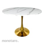 SAPPORO Caserta Meja Makan Motif Marmer