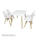 SAPPORO Kaarina Meja Makan Set