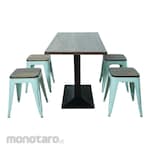 SAPPORO Skabu Meja Makan Set