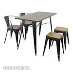 SAPPORO Taavetti Meja Makan Set