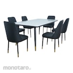SAPPORO Vittoria Meja Makan Set Marmer