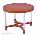 Shinpo Meja Bulat Rotan ROME