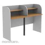 RIONE Meja Baca Ganda (Study Carrel) MDF