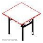 BRILLIANT EVO Folding Table Top Table Square