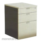 Chitose Desk & Table Kumi Wagon 3D Dark Brown Oak 1unit