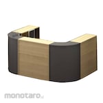 Modera Half Square Reception Table (Meja Kantor)