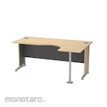 Modera L-Shape Executive Desk Left without Pedestal (Meja Kantor)