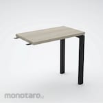 Officescale Fixed Return Desk PRF0804A1 Ash Grey 1unit