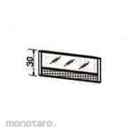 Donati Partition 2.5cm T.30 Fabric Glass 100cm