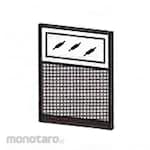 Donati Partition 6.5cm T.105 Fabric Glass 120cm