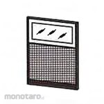 Donati Partition 6.5cm T.105 Fabric Glass 140cm