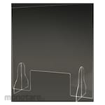 MagX Tabletop acrylic partition with window 600 x 600