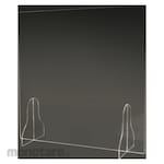 MagX Tabletop acrylic partition, no window, 600 x 600