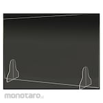 MagX Tabletop acrylic partition, no window, 900 x 600