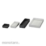 ESCO 76X 76X27mm Desk Drawer Tray Black