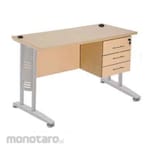 INDACHI Meja Kantor 1/2 Biro + Laci Kaki Casa