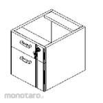 UNO Laci Gantung 1 Laci Plus 1 Filling Central Lock Lavender Series
