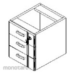 UNO Laci Gantung 3 Laci Central Lock Lavender Series