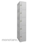 YAU YASUNLIPLAST Loker 5 Pintu Grey 1pc