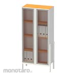Novin Lemari Tinggi Guru Pintu Kaca
