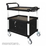 Non Brand Media Cart with Cabinet