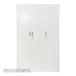 SAPPORO Bologna Lemari Pakaian Besi 3 Pintu