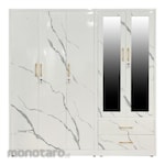 SAPPORO Cesena Lemari Pakaian Besi 5 Pintu