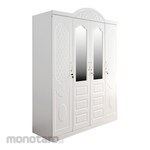 SAPPORO Parma Lemari Pakaian Besi 4 Pintu