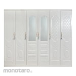 SAPPORO Parma6 Lemari Pakaian Besi 6 Pintu