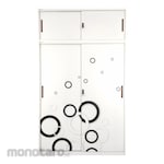 SAPPORO Perugia Iron Wardrobe Sliding Door