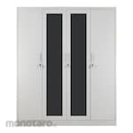 SAPPORO Ravenna Lemari Pakaian Besi 4 Pintu Brankas Digital