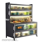 Non Brand Multipurpose Kitchen Cabinet with 6 Trays