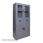 TIGER (Office) Steel Cupboard Glass Filing Cabinet (Lemari Arsip)