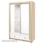 ACTIV FURNITURE 2 Door Sliding Wardrobe + Mirror Slide Series (Lemari Sliding)