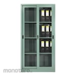 Alba Lemari Arsip Pintu Kaca Geser 3 Rak