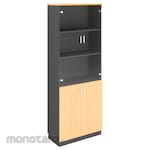 HighPoint Full Height Wardrobe Half Glass Half Panel