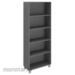 HighPoint Open Shelf Full Height Wardrobe with Plastic Base Storio Series