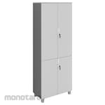 HighPoint Swing Door Full Height Wardrobe with Plastic Base Storio Series