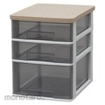 IRIS Wood Top Desk Chest