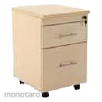 Ichiko Office Cabinet with Sliding Drawer 1 Drawer + 1 File + Central Lock HPL (Standard) (Lemari Arsip)