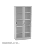 Modera Full Glass Sliding Cabinet (FC-E18) (Lemari Kantor)